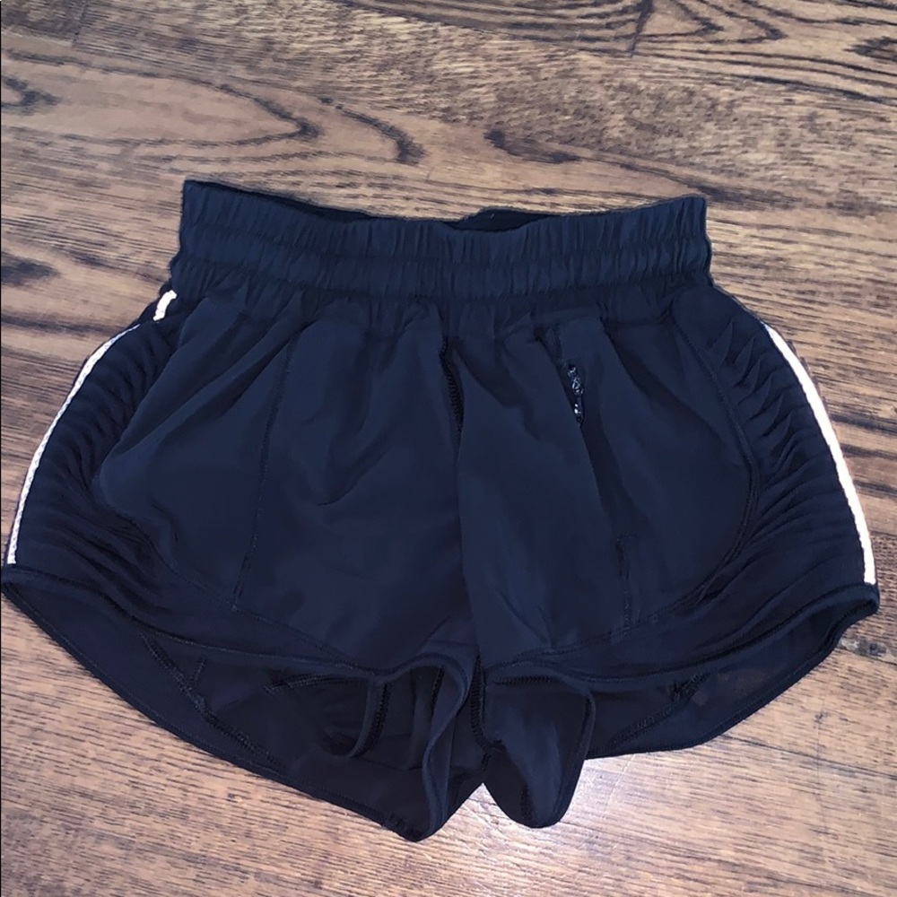 Lululemon black workout shorts